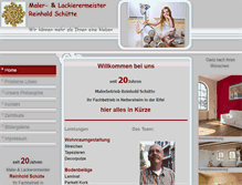 Tablet Screenshot of malerschuette.de